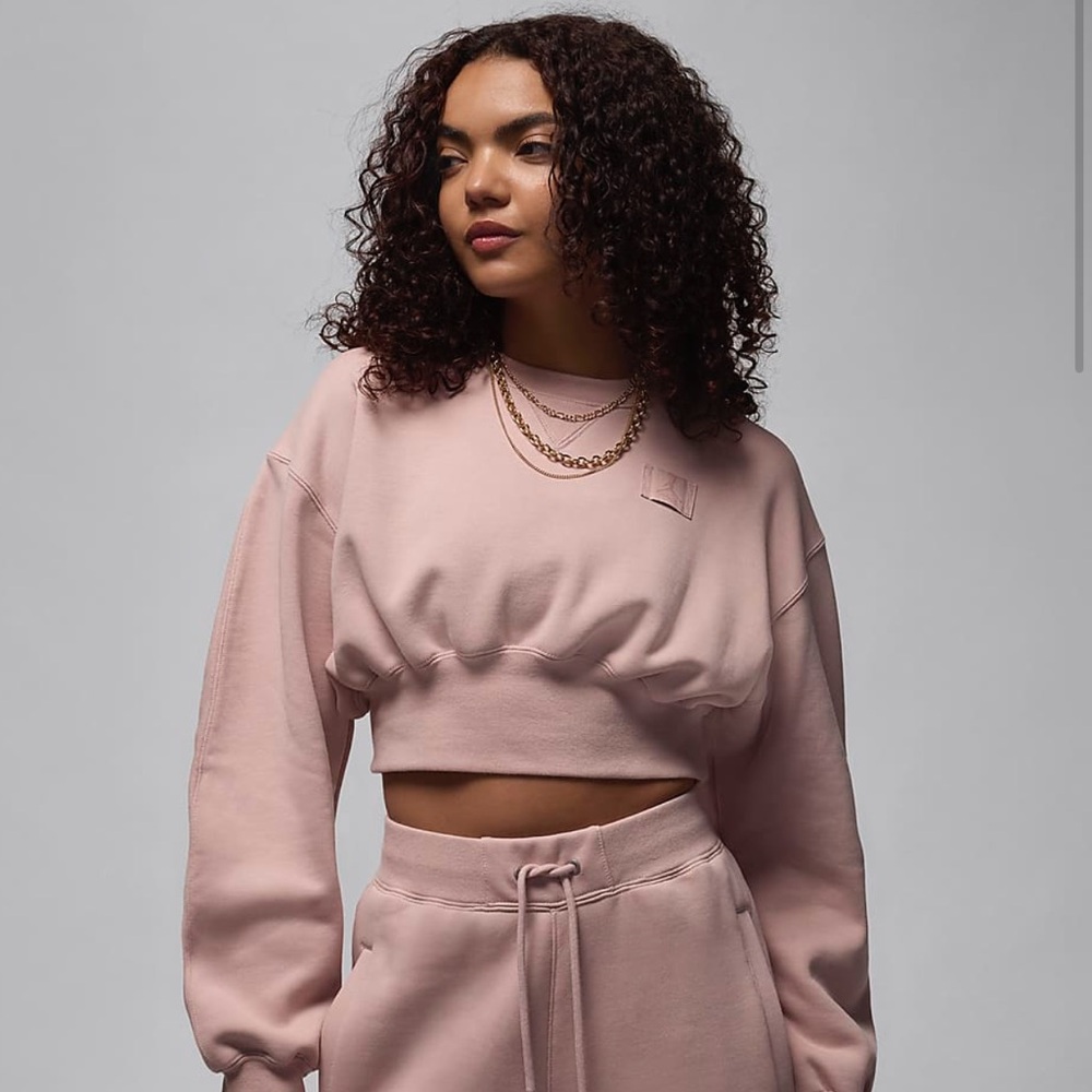 Jordan Flight Fleece Women Cropped Sweatshirt size Small